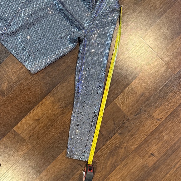 Love Culture Sparkling Silver Sequin Cropped Jacket / Cardigan (small, see ad) - Picture 10 of 14